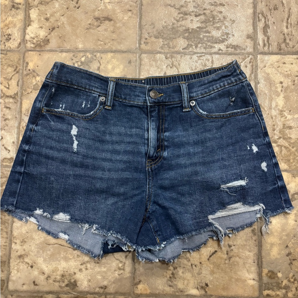 Aerie Distressed Denim Shorts -Small